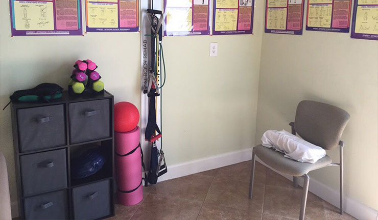 exam room of Southeast Florida Auto Accident Injury Chiropractic